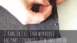 DIY krok po kroku  trapezowa sukienka by Iwińskacom szycie [upl. by Adirahs]