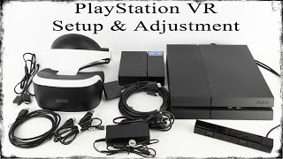 PlayStation VR Setup and Adjustment PSVR PS4 [upl. by Nonaihr]