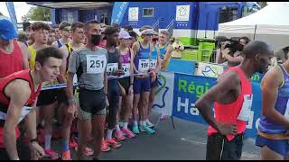 A Saint Omer le 31 août tentative de Jimmy Gressier daméliorer son record dEurope du 5 km [upl. by Napoleon327]