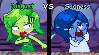 DISGUST VS SADNESS INSIDE OUT 2  DO DO DO LA LA LA🎵 Gacha trend SADNESS joy Letsgocreeping [upl. by Auburta]