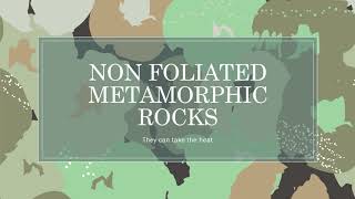 Nonfoliated Metamoprhic Rocks [upl. by Rea]