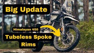 Himalayan 450 Tubeless Spoke Rims Launched at Rs 11000 [upl. by Steinman]