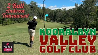 Common Golf x Golfer Tour  Kooralbyn Valley Golf Course 2 ball Ambrose tournament [upl. by Zhang]