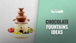 Chocolate Fountains  Halloween Fun Cooking Ideas The Home Chocolate Fountain with Serving Trays [upl. by Ynaffet]