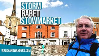 Storm Babet hits Stowmarket  October 2023 [upl. by Niwle62]