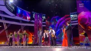 Eurovision winner 2009  Norway 387 points  Eurovison record Swedish commentary [upl. by Llij]