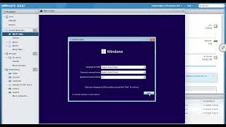 ESXi  Installing Windows 11 [upl. by Corwun]