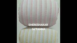 Yarn Dyed Sherashakar Popcorn Fabrics 56 Panna Width Printed Fabrics Wholesaler Rushan Silk [upl. by Airotnahs37]