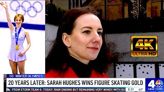 Update During Beijing Olympics on 2002 Olympic Champion Sarah🇺🇸HUGHES NBC4K [upl. by Jeb592]