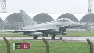 Live from RAF Coningsby Home to RAF Eurofighter Typhoon FGR4  QRA amp BBMF [upl. by Eerhs]