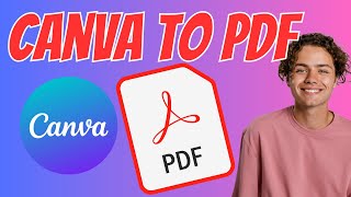 How to Save Canva Design as PDF  Canva to PDF 2024 [upl. by Engen]