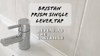 Bristan prism single lever tap how to remove handle change cartridge fix leaking tapmagician [upl. by Aznecniv641]