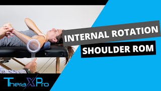 Goniometry  Shoulder Internal Rotation Range of Motion [upl. by Angil638]