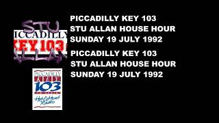 STU ALLAN THE HOUSE HOUR PICCADILLY KEY103 SUNDAY 19 JULY 1992 [upl. by Pliner]