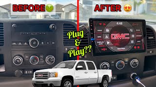 How to Install 10” Android Plug and Play Unit Chevy SilveradoGMC Sierra 20072013 [upl. by Eeslek915]