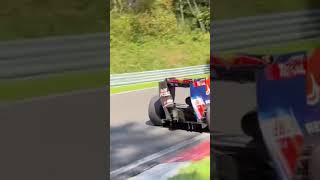 Sebastian Vettel Nordschleife Red Bull F1 RB7 flat out Fuchsröhre redbull [upl. by Nitsreik59]