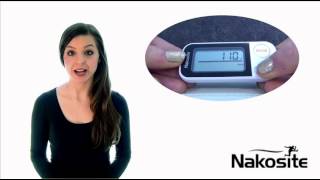 NAKOSITE PEDOMETER SETUP SPANISH [upl. by Zsolway]