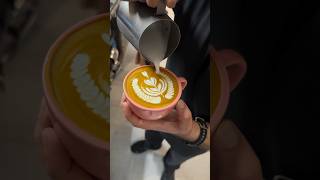 Trending latte art tutorial coffeeart artisticcoffee latteart  how to make coffee latte art [upl. by Onitnerolf431]