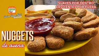 Nuggets de avena suaves por dentro y crujientes por fuera ¡Sencillísimos Cocina Vegan Fácil [upl. by Magdalene]