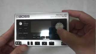 BOSS MICRO BR BR80 レビュー Digital Recorder [upl. by Clite]