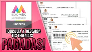 Como checar tenencias del Estado de mexico 2023 ACTUALIZADO  Descarga tus tenencias pagadas [upl. by Nolyag]