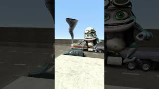 Crazy Frog And Tornado Nextbot On Road Gmod [upl. by Merilyn]