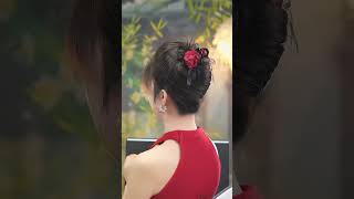 Cute hairstyle for beginners ✨️ foryoupageofficiall youtube hairstyle [upl. by Oretna]