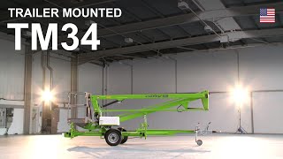 TM34 Product Video  Trailer Mounted Cherry Picker from Niftylift [upl. by Neeluj]