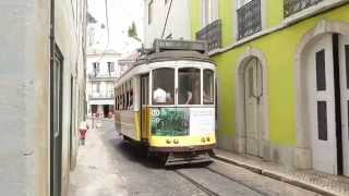 Beautiful Old Trams in Lisbon Portugal [upl. by Schwarz]