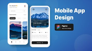 Mobile App Design in Figma UXUI Design Prototype Export [upl. by Armbruster]