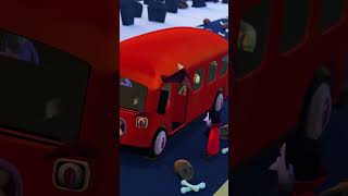 Spooky Song 🎃🚌 Wheels On The Bus shorts kidssong halloween [upl. by Annaihs]