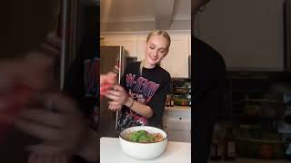 Making some noodles 🍜 cooking tinekeyounger food noodles viral chef [upl. by Aysahc]