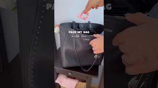 Pack My Bag With Me 👜🎀 short whatsinmybag grwm [upl. by Hoffman]