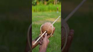 Bamboo Creations with coconut and CocaCola Diy Bambooart Slingshots Bamboo [upl. by Barcellona]