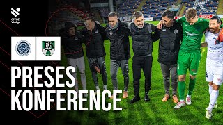 32 kārta Riga FC 40 FK Tukums 2000Telms Preses konference [upl. by Elyak]