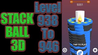 I Played Stack Ball From Level 938 To 946 [upl. by Cosenza]