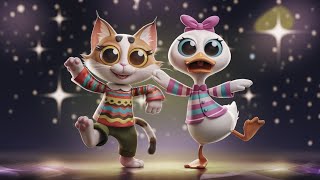 Wiggle Wiggle Dance  Fun Dance Party with Baby Elephant Cat amp Duck  Kids Song for Dancingquot [upl. by Farman694]