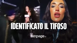 Greta Beccaglia molestata in diretta tv identificato il tifoso quotPer favore ritira la denunciaquot [upl. by Lelah519]