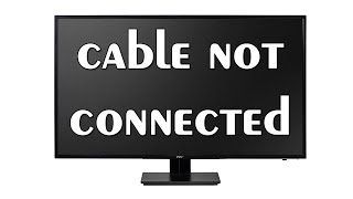 Как исправить Cable not connected [upl. by Arabele629]