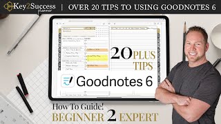 How to Use GoodNotes 6 From Beginner to Expert  Digital Planner [upl. by Marder14]