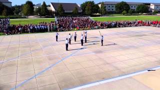 338th TRS Keesler AFB Freestyle Drill Competition [upl. by Lleon]