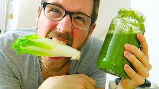 ICH TRINKE VOGERLSALAT ApfelBirnenSmoothie mit Feldsalat – Lecker Lecker 70 [upl. by Weissberg]