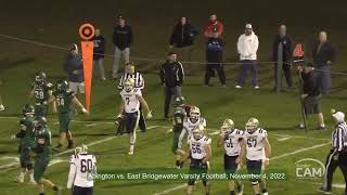 Abington vs E Bridgewater Varsity Football November 4 2022 [upl. by Omari]