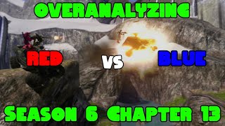 Overanalyzing Red VS Blue Season 6 Chapter 13 [upl. by Gabie]