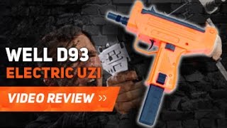 WELL D93 UZI PISTOL AIRSOFT BB GUNS REVIEW [upl. by Mighell646]