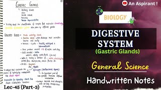 Gastric GlandsDigestive Organs Unit10 Part3  Biology  General Science  Lec45 [upl. by Brader522]