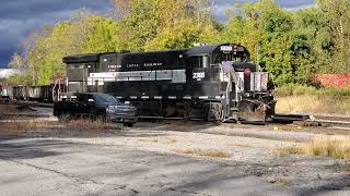 Finger Lakes Railway Auburn job done for the night Auburn NY 10724 vid 3 of 3 [upl. by Mensch]