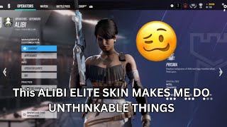 ALIBI ELITE SKIN IS OUT YUMMY AHH SKIN R6 [upl. by Spragens]