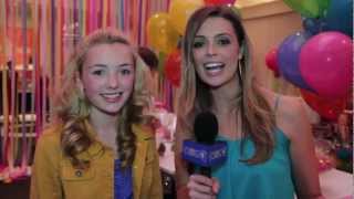 Peyton List Interview  GBK Tiger Beat amp Bop KCA Gifting Lounge [upl. by Hilleary76]