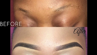 EASY EYEBROW TUTORIAL IN DEPTH  WUNDERBROW REVIEW [upl. by Nairb570]